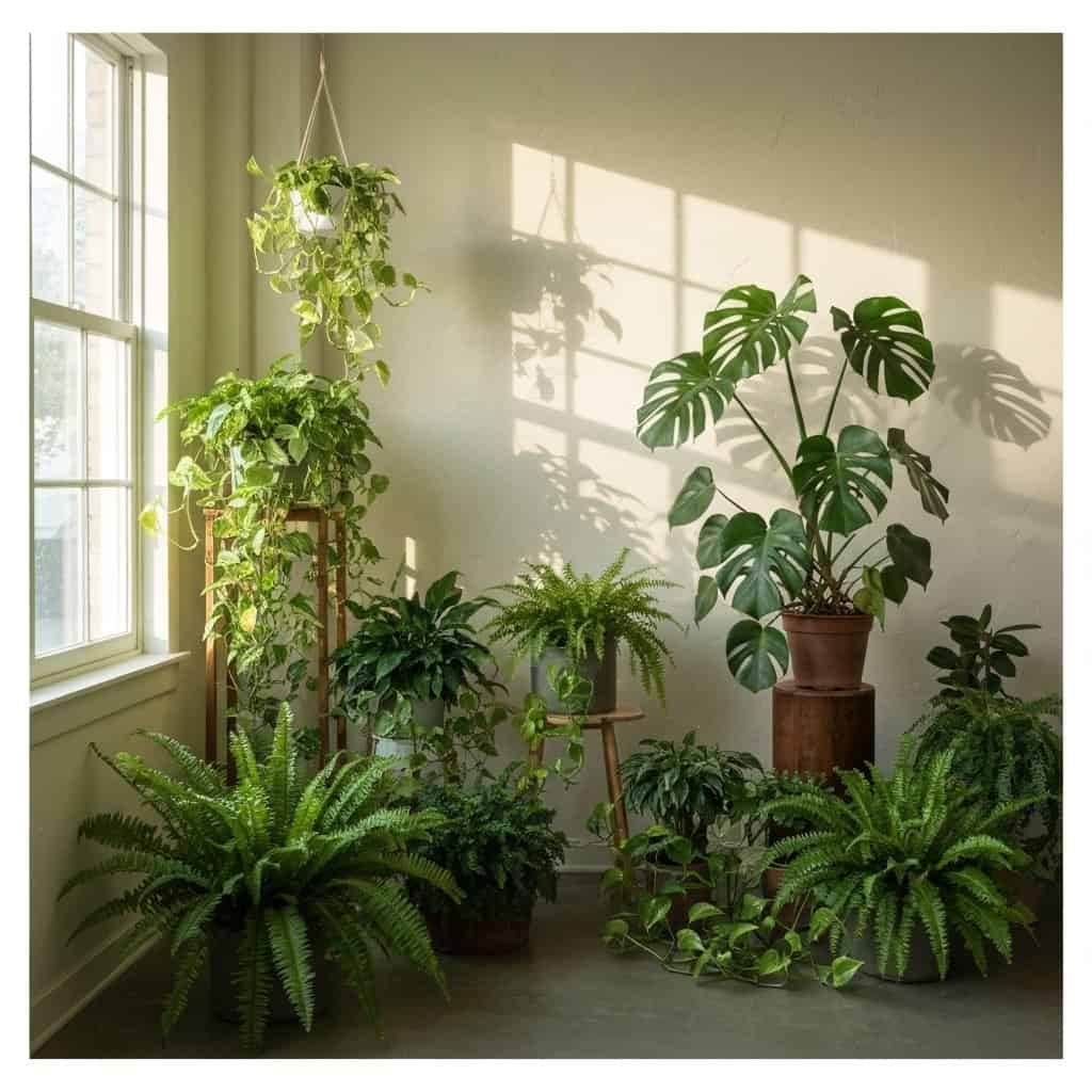 Gra tekstur w aranżacji wnętrz: Stwórz harmonijną przestrzeń z roślinami