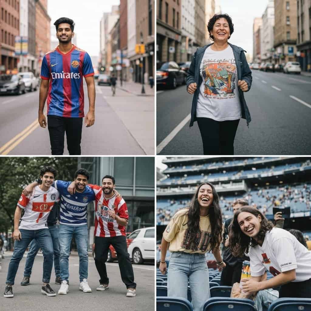 Koszulki piłkarskie w codziennych stylizacjach: od trybun po ulice